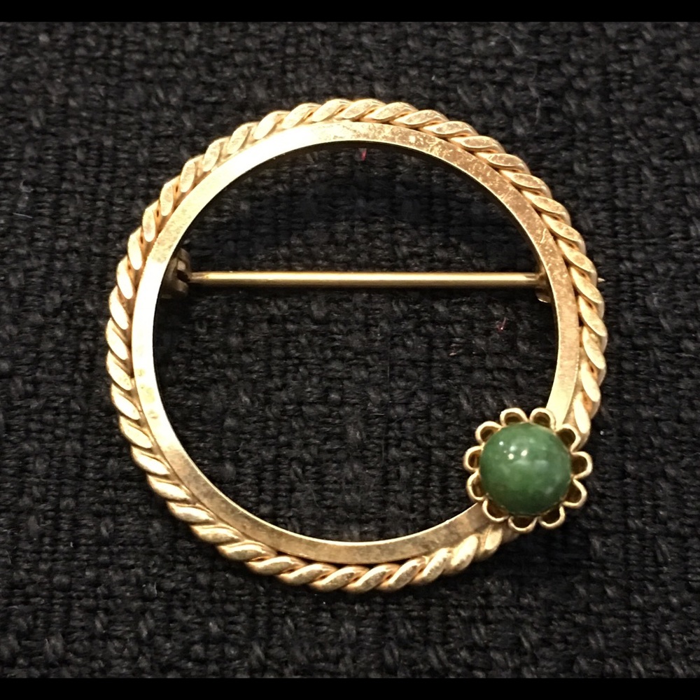 Vintage gold filled pin